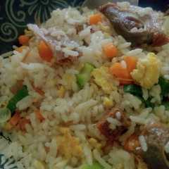 รูปของ Nasi Goreng ikan asin