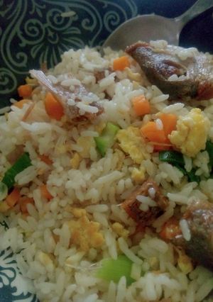 Foto resep Nasi Goreng ikan asin