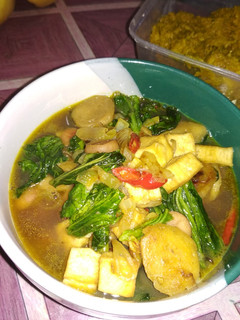 Foto resep Tumis sawi tahu bakso (sayur kulkas) 😂