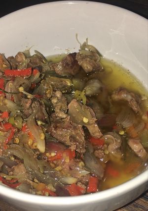 Foto resep Ati ampela sambel mantah