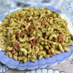 A picture of Macaroni salad.