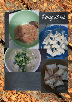 Foto resep Pangsit Isi Dua Musim (Rebus & Goreng)