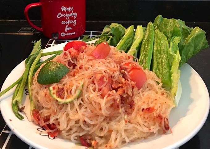 Anti Ribet, Membuat Yum woon seen (salad bihun) Praktis