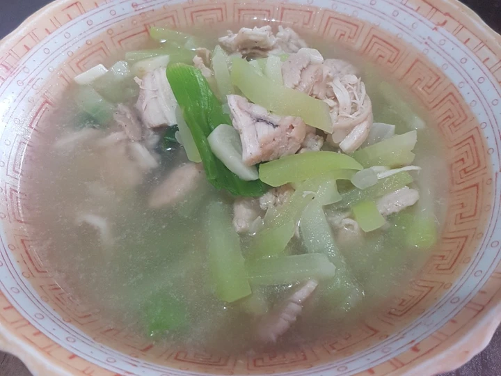 Langkah Mudah untuk Menyiapkan Resep 16. Sup Ayam Labu Siam yang  Bikin Ketagihan Anti Ribet, Mantap Sekali