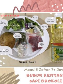 Foto resep Mpasi 7+ Day 20 : Bubur Kentang Sapi Brokoli
