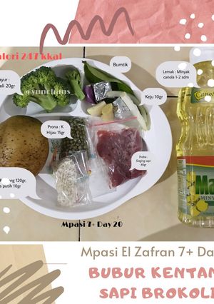 Foto resep Mpasi 7+ Day 20 : Bubur Kentang Sapi Brokoli
