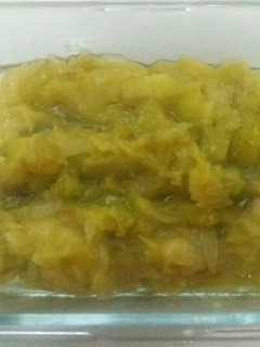 Una foto de Calabacín frito con cebolla