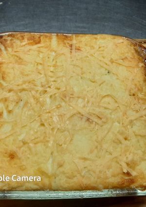 Una foto de Pastel de papa mixto mitad pollo y mitad carne