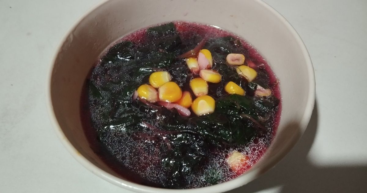 Sayur Bening Bayam Merah