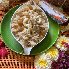 A picture of Rakashabandhan & Narali purnima Special Narali Bhat (Lunch time sweet).