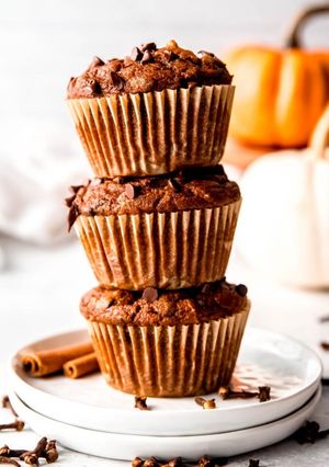 Zdjęcie przepisu Dyniowe muffiny proteinowe.