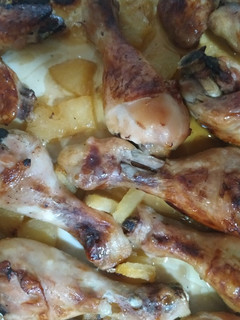 Una foto de Pollo con piña