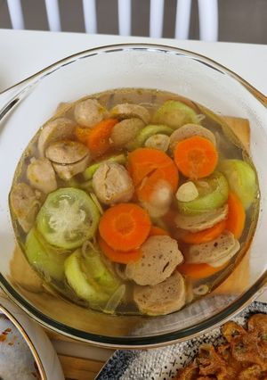 Foto resep Sayur Sop Oyong Bakso
