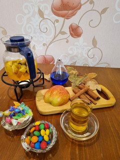 عکسی از دستور دمنوش سیب و دارچین