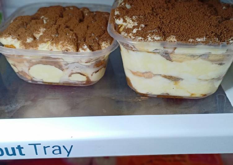 Resep 🅣🅘🅡🅐🅜🅘🅢🅤 🅓🅔🅢🅢🅔🅡🅣 🅑🅞🅧(no oven and no telur), Enak