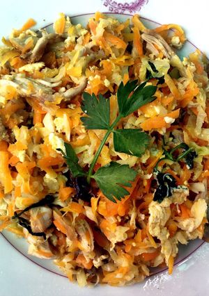 Foto resep Orak Arik Sayur Ayam Suwir