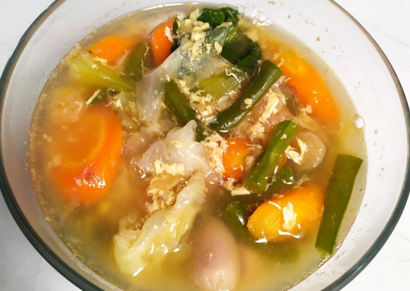8. Sapo Udang Sosis