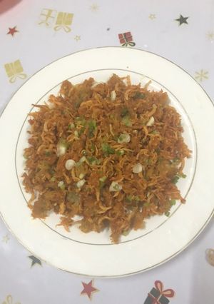 Foto resep Kentang parut teri balado