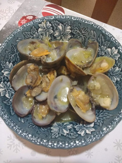 Una foto de Almejas a la marinera