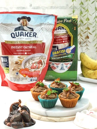 Langkah Gampang Membikin Resep Muffin Oatmeal Pisang Kurma yang Bisa Manjain Lidah Anti Ribet, Menggugah Selera