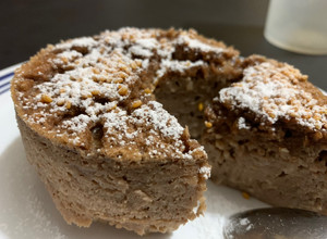 Una foto de Bocado de chocoplátano y avena