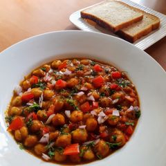 A picture of Chole masala.