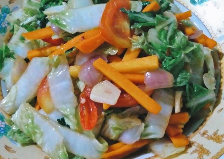 Tumis Sawi Putih Wartel