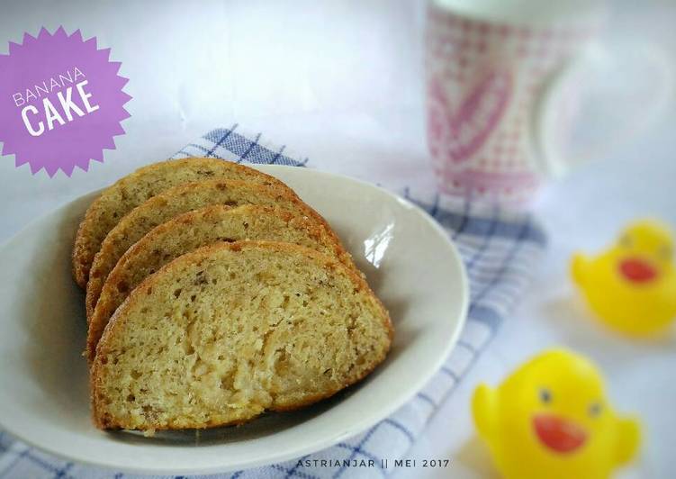 Banana Cake Ekonomis No Mixer