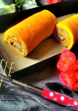 Foto resep Oreo souffle swiss roll