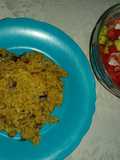 Risotto de municiones con champiñones y cebolla manjar