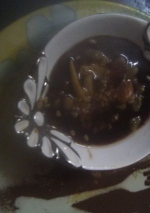 A picture of Dana meethi, kishmish & dates ki chatpati chutney (chunda).