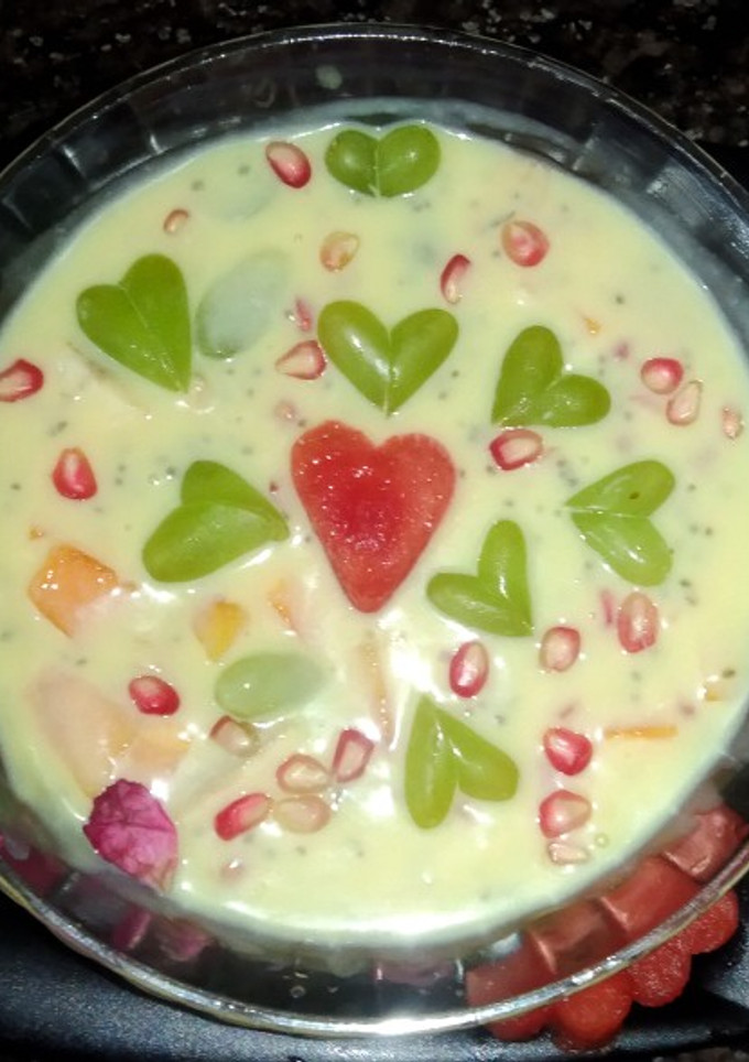 कस्टर्ड(custard recipe in hindi) रेसिपी मुख्य फोटो