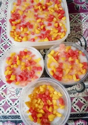 Foto resep Puding buah