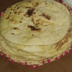 A picture of Homemade Naan.