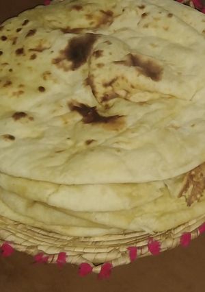 A picture of Homemade Naan.