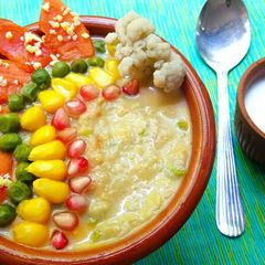 A picture of Veggie 'And' Fruit Porridge.
