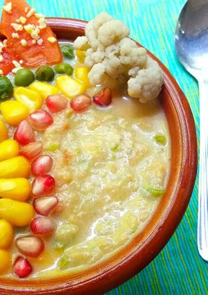 A picture of Veggie 'And' Fruit Porridge.