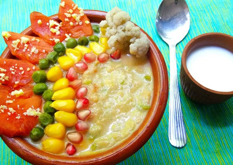 Simple Way to Prepare Perfect Veggie &#39;And&#39; Fruit Porridge