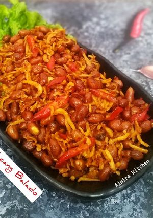 Foto resep Teri Medan Kacang Balado👩‍🍳