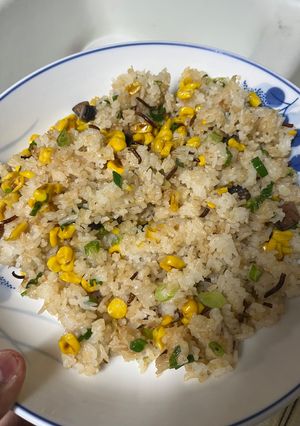 A picture of Worm Fried Rice.