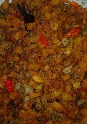 Foto resep Sambel goreng kentang