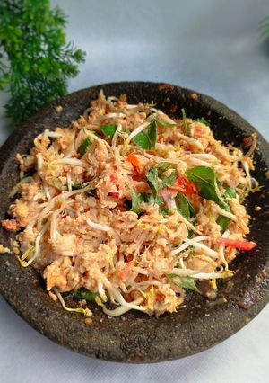 Foto resep Pecak Tempe Tauge Kemangi