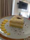 Postre estilo tiramisú de limón