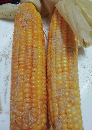 A picture of Steamed Corn.