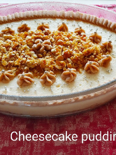 A picture of Cheesecake pudding.