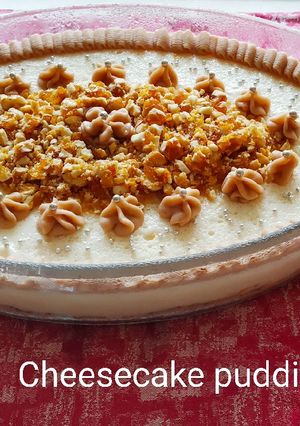 A picture of Cheesecake pudding.
