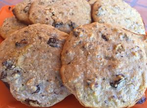 Una foto de Galletas light de avena y manzana sin harina
