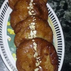 A picture of Wheat Flour Banana Chashni Puaa.