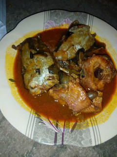 A picture of Cat fish pepper soup.