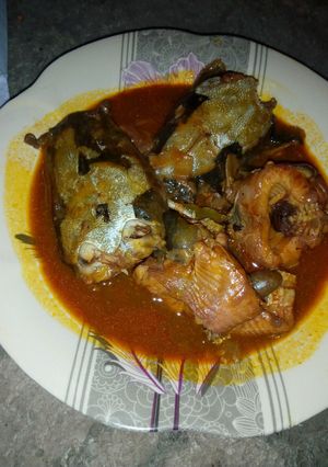 A picture of Cat fish pepper soup.
